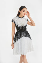 Rihanna Ruffle Dress