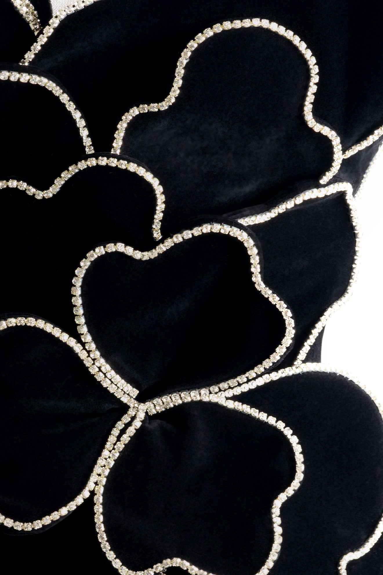 Piper Asymmetric Floral Velvet Maxi Dress