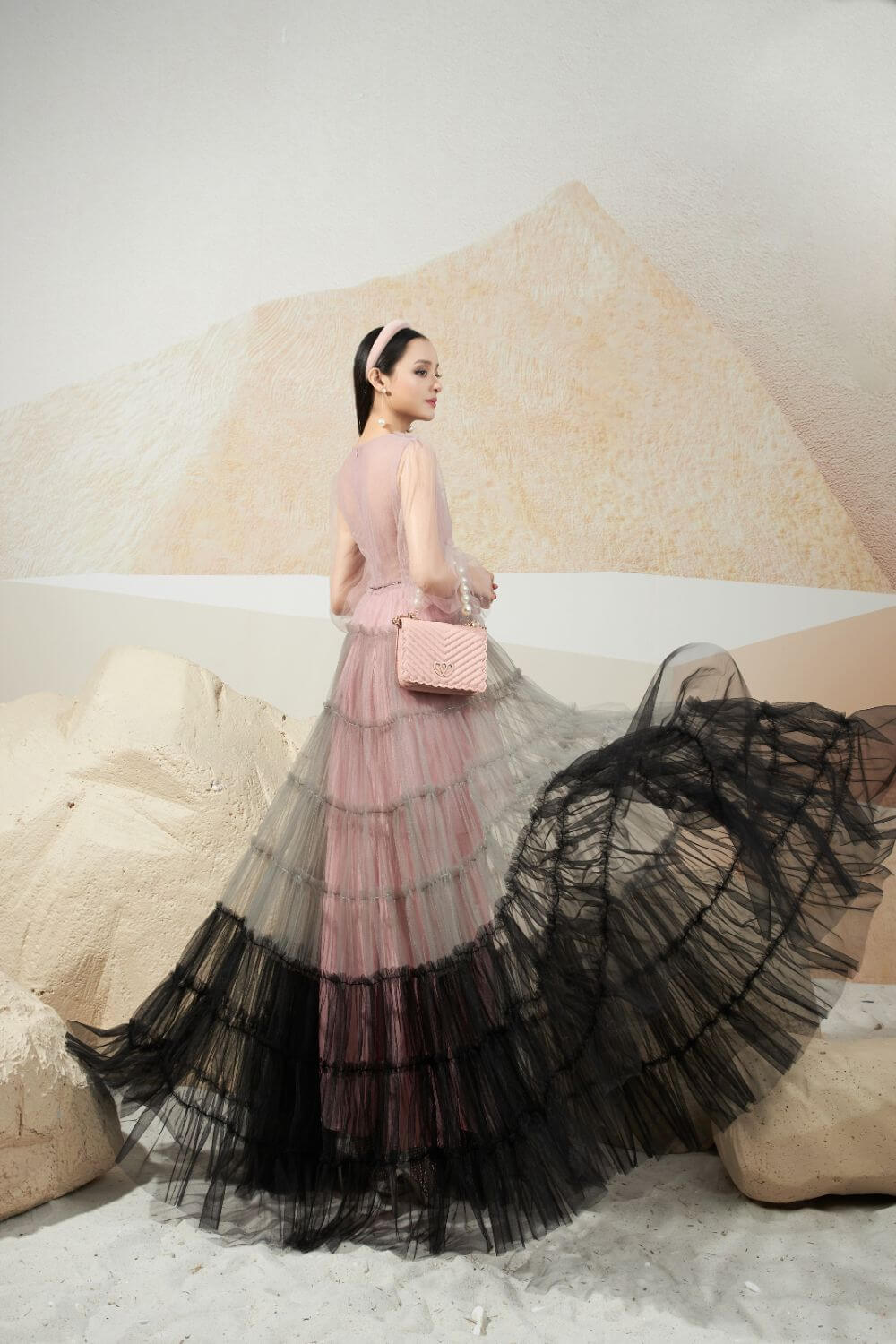 Applegate Deep V-Neck Dress