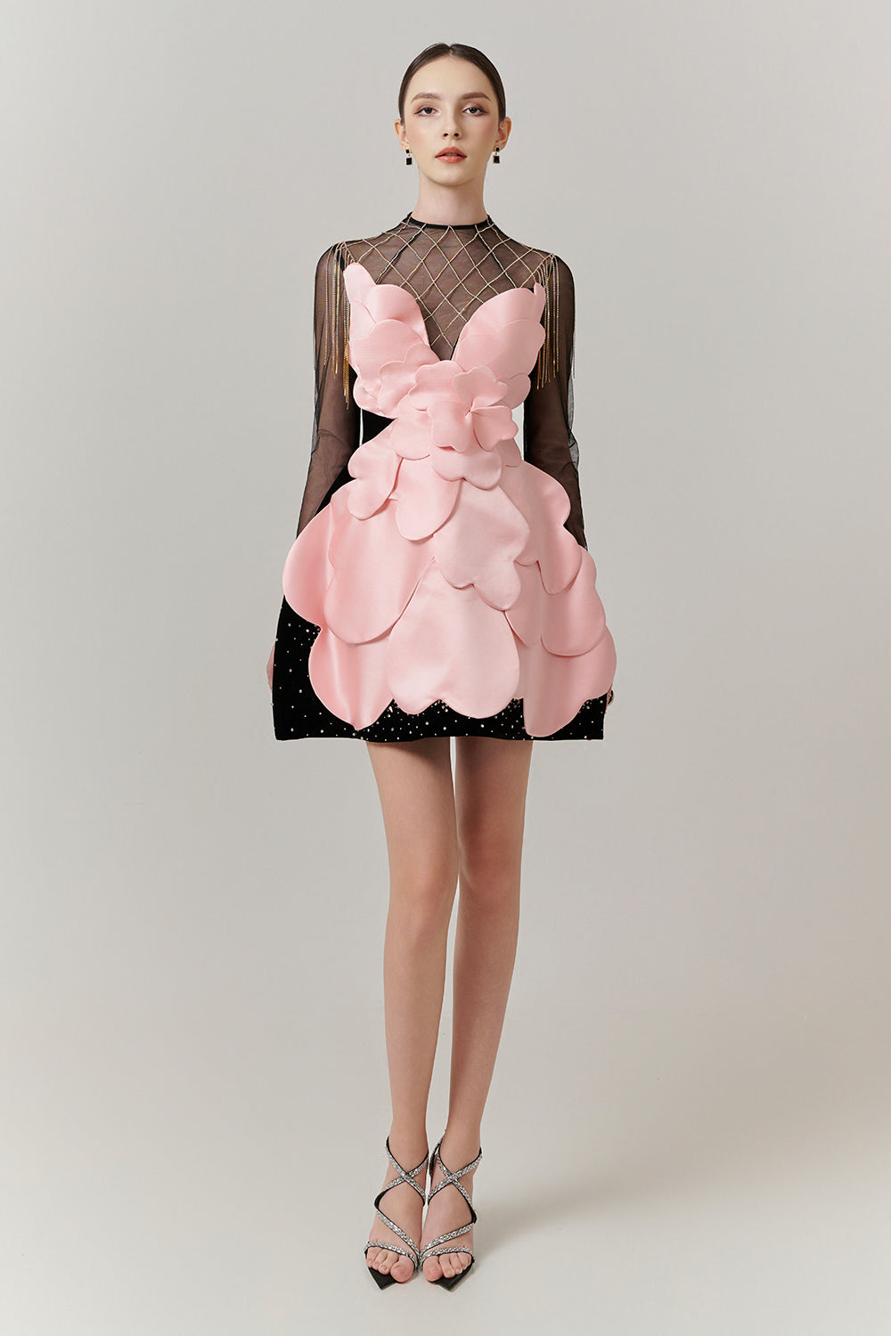 Freya Illusion Chain Mini Dress