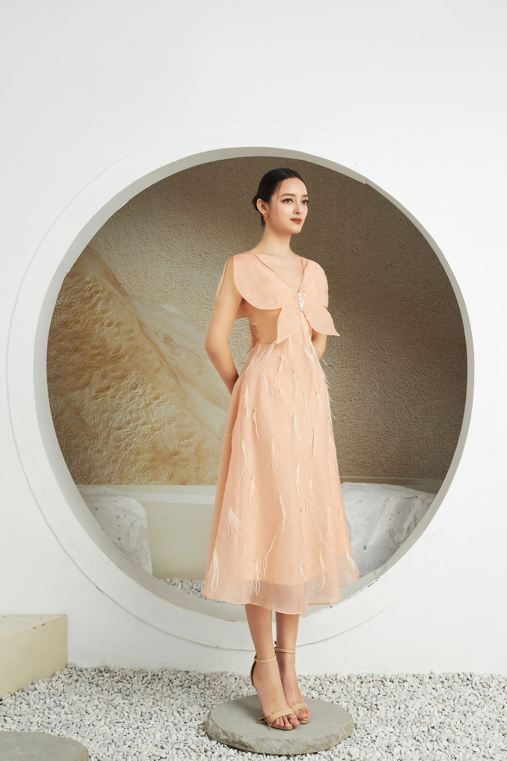 Orian Butterfly Flap Dress