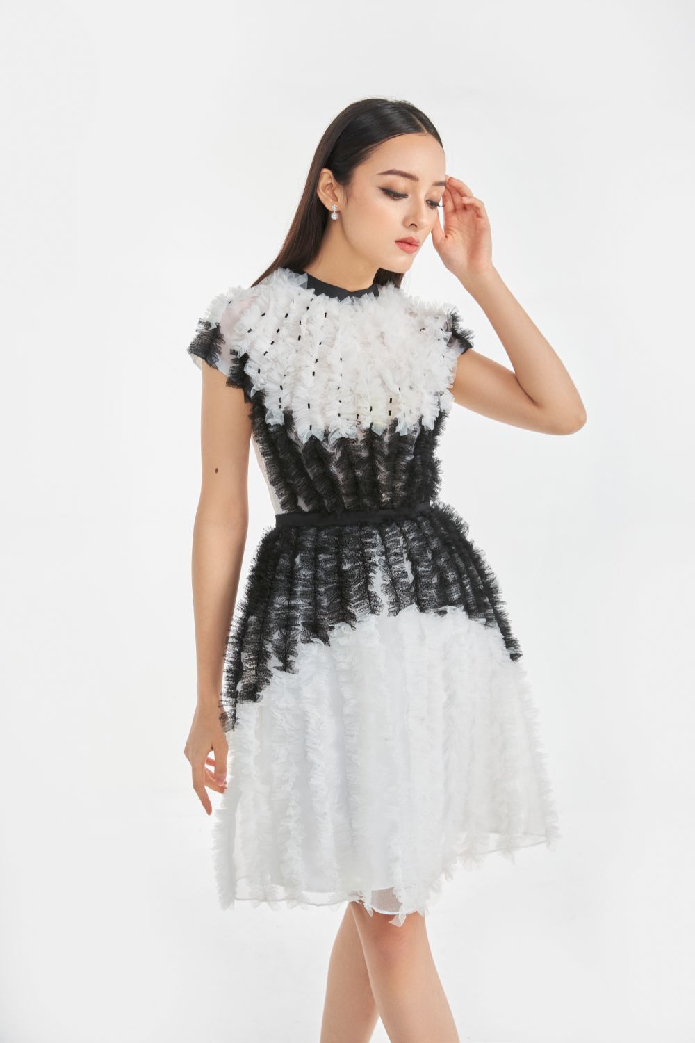 Rihanna Ruffle Dress