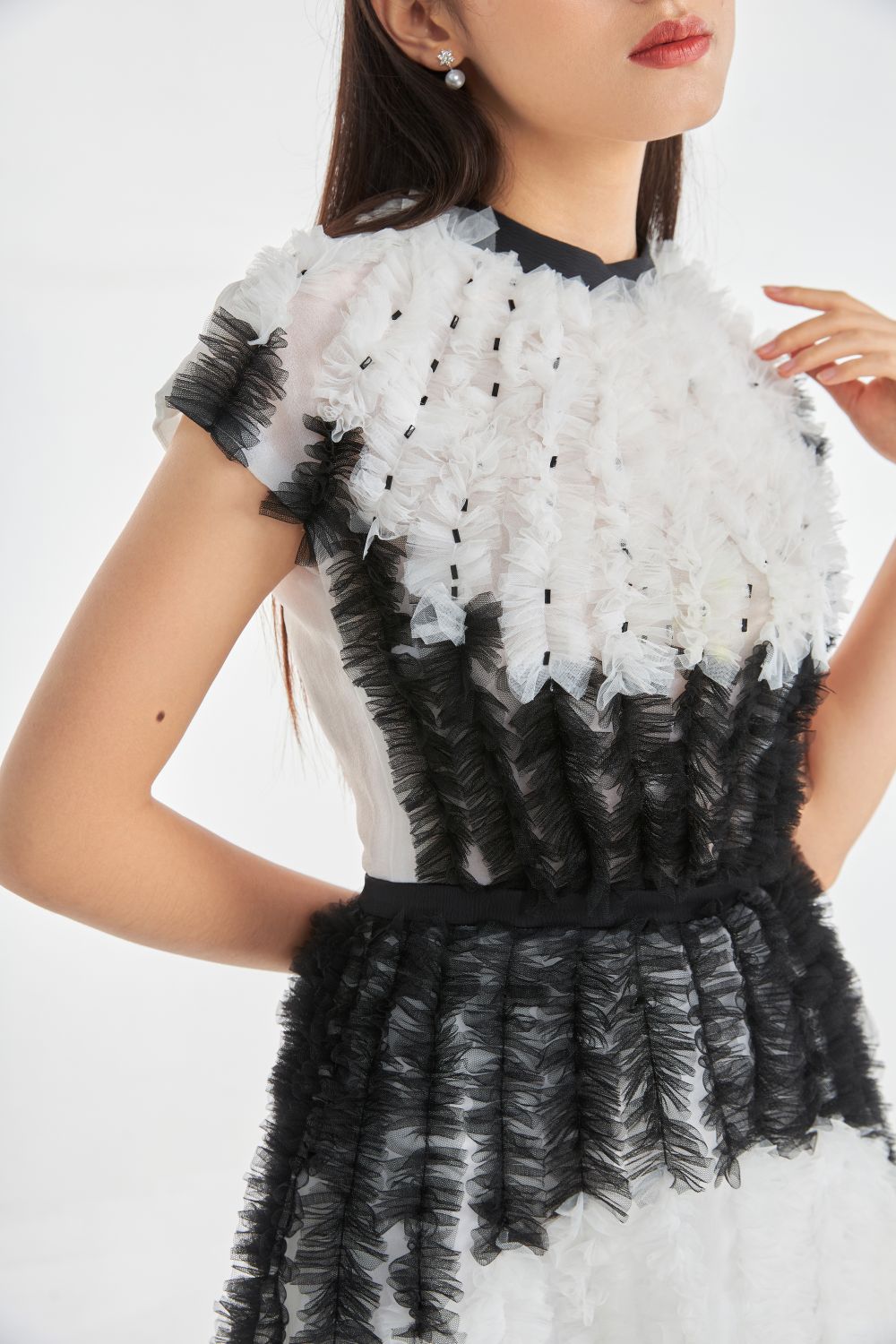 Rihanna Ruffle Dress