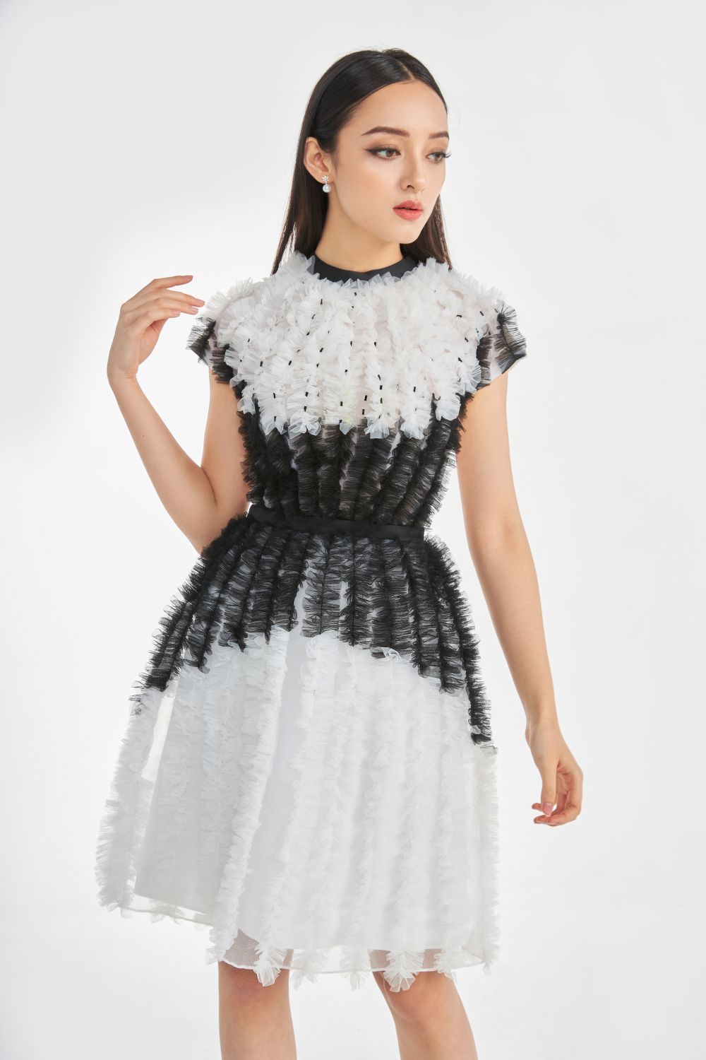 Rihanna Ruffle Dress