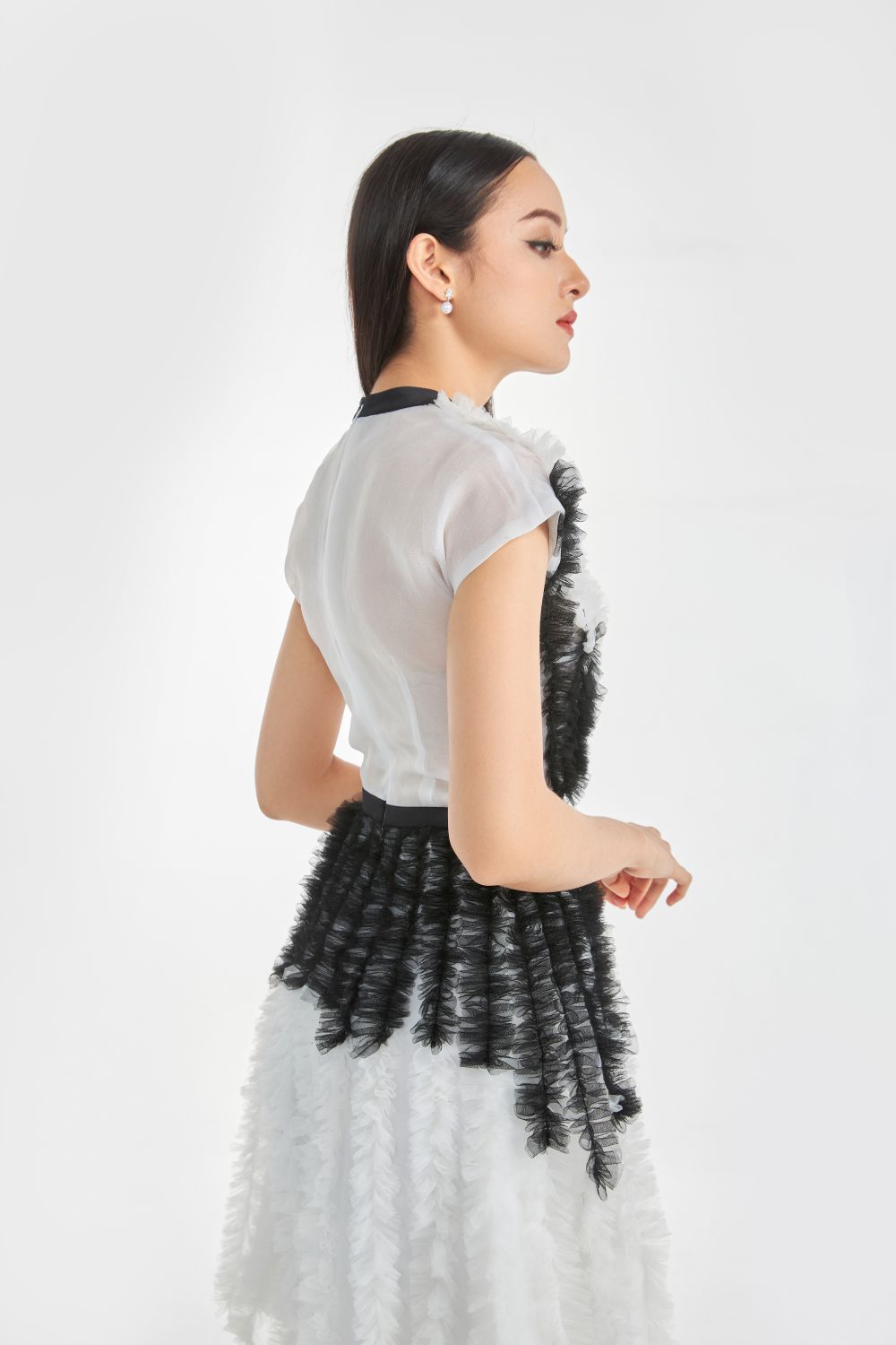 Rihanna Ruffle Dress