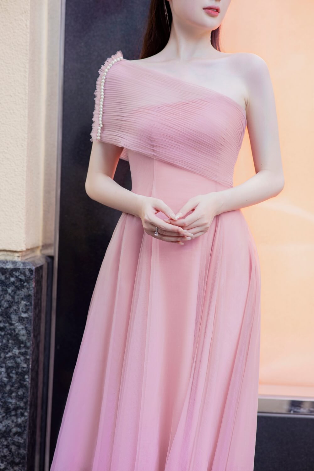 Turkel One Shoulder Dress