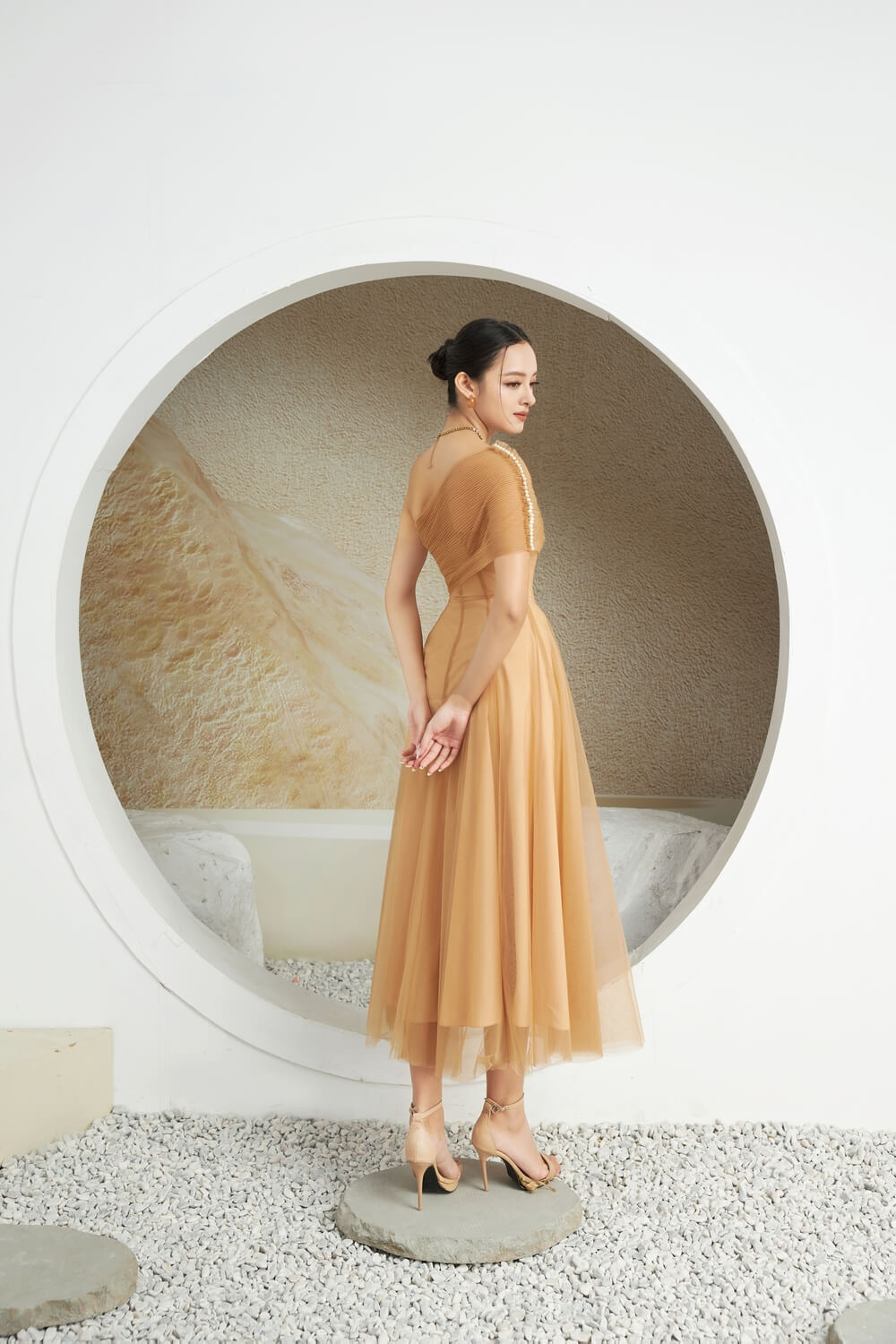 Turkel One Shoulder Dress